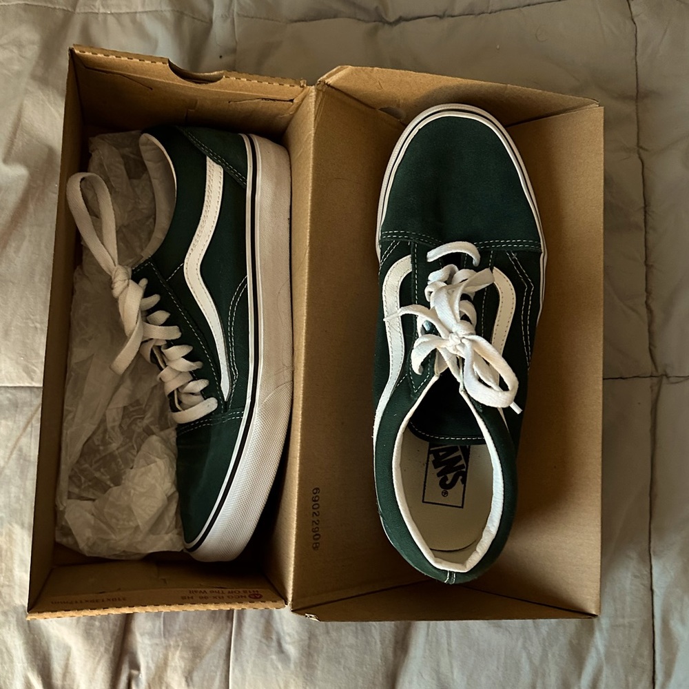 Bistro Green Old Skool Vans